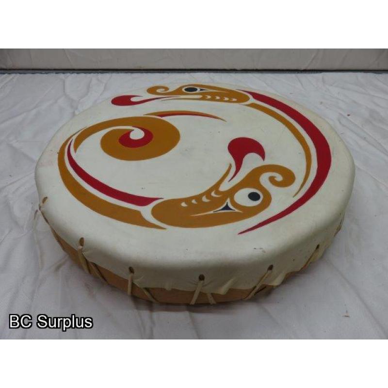 R-195: D. Atkins Drum – Salmon – with Drum Stick