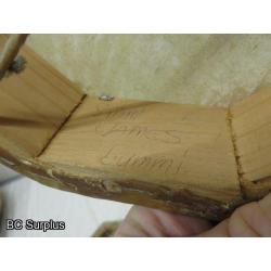 R-197: Lummi Band Dance Drums – Signed – 2 Items