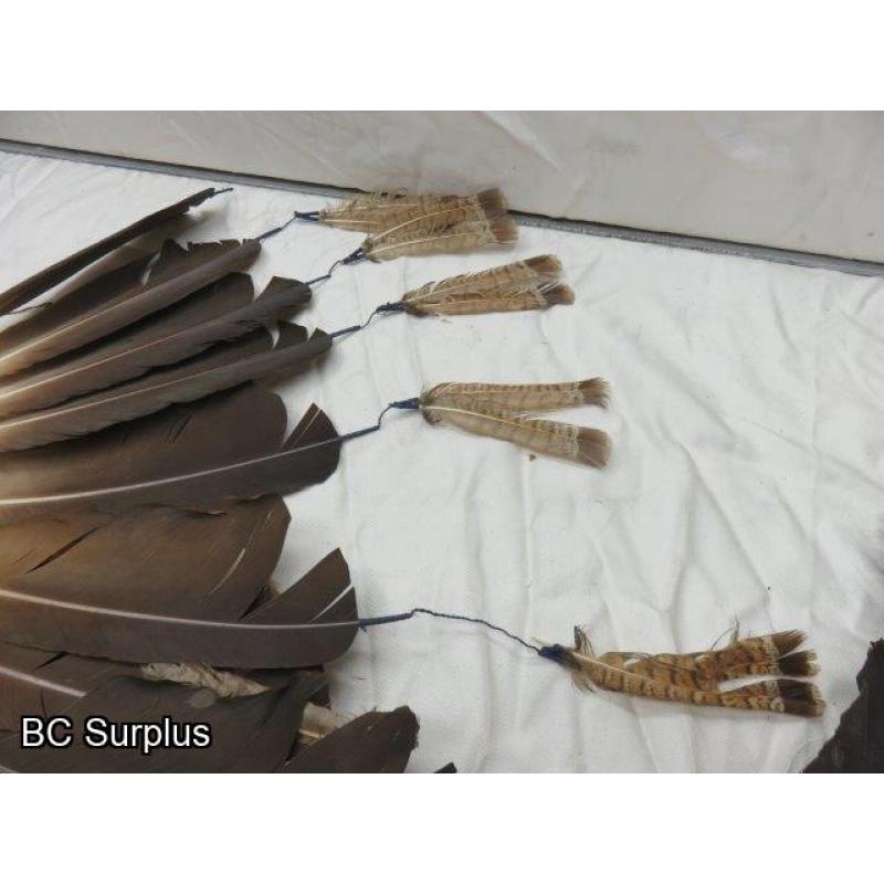 R-207: Feather & Bear Claw Head Dress