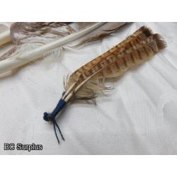 R-207: Feather & Bear Claw Head Dress