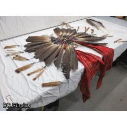 R-207: Feather & Bear Claw Head Dress