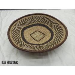 R-210: Vintage Woven Berry Basket