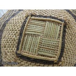 R-210: Vintage Woven Berry Basket