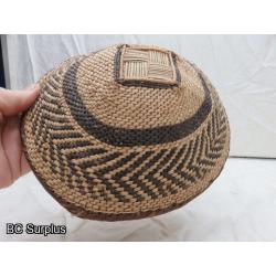 R-210: Vintage Woven Berry Basket