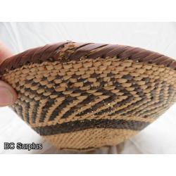 R-210: Vintage Woven Berry Basket