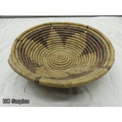 R-211: Vintage Woven Berry Basket