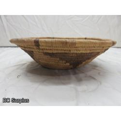 R-211: Vintage Woven Berry Basket