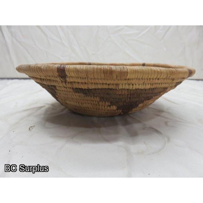 R-211: Vintage Woven Berry Basket