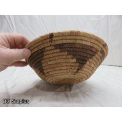 R-211: Vintage Woven Berry Basket