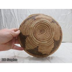 R-211: Vintage Woven Berry Basket