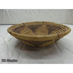 R-211: Vintage Woven Berry Basket