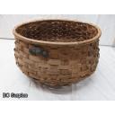 R-216: Cedar Strip Woven basket – Large