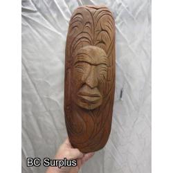 R-218: Salish Eagle Chief's Mask – Signed