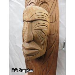 R-218: Salish Eagle Chief's Mask – Signed