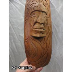 R-218: Salish Eagle Chief's Mask – Signed