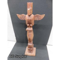 R-219: Three Character Totem Pole – Bear; Eagle Killer Whale