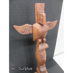 R-219: Three Character Totem Pole – Bear; Eagle Killer Whale