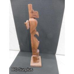 R-219: Three Character Totem Pole – Bear; Eagle Killer Whale