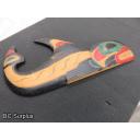 R-223: Killer Whale Carving – Signed