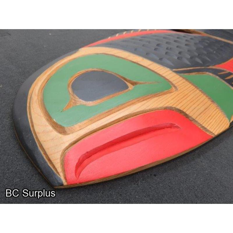 R-224: Salmon Carving – Signed