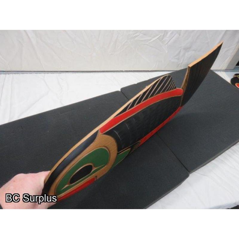 R-224: Salmon Carving – Signed