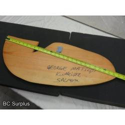 R-224: Salmon Carving – Signed