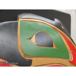 R-225: Thunderbird and Salmon Carving – Signed