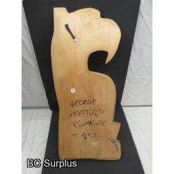 R-225: Thunderbird and Salmon Carving – Signed