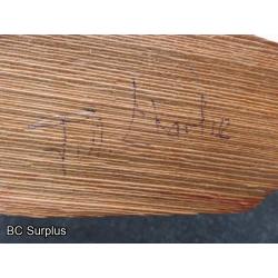 R-226: Carved Paddle – Signed