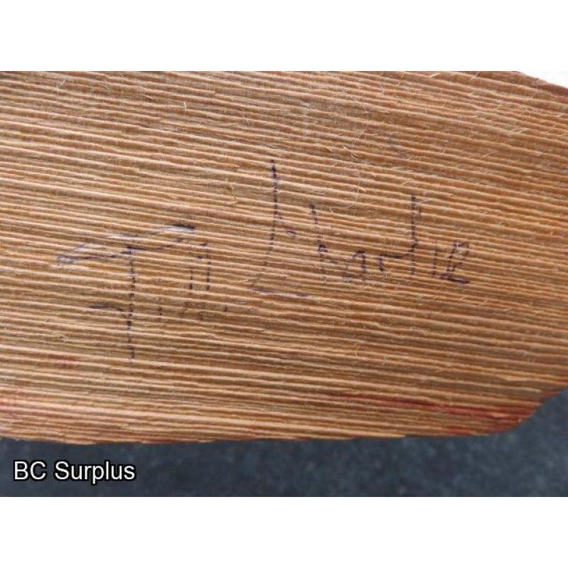 R-226: Carved Paddle – Signed