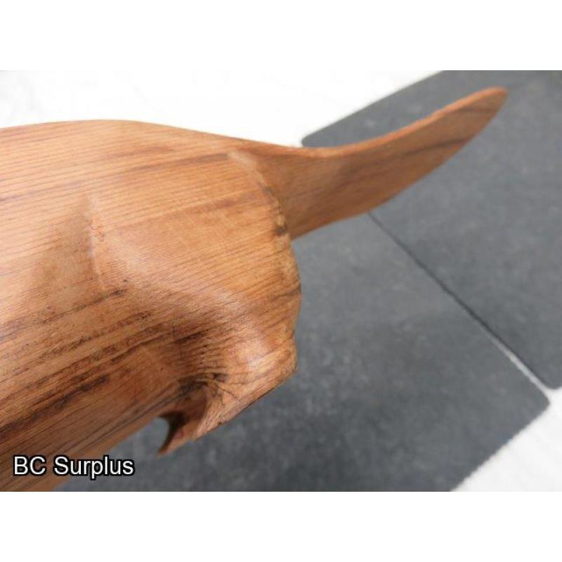 R-227: Beaver Tabletop Dish – Signed