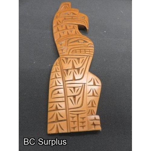 R-237: Carved Two Character Wall Plaque