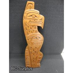 R-237: Carved Two Character Wall Plaque