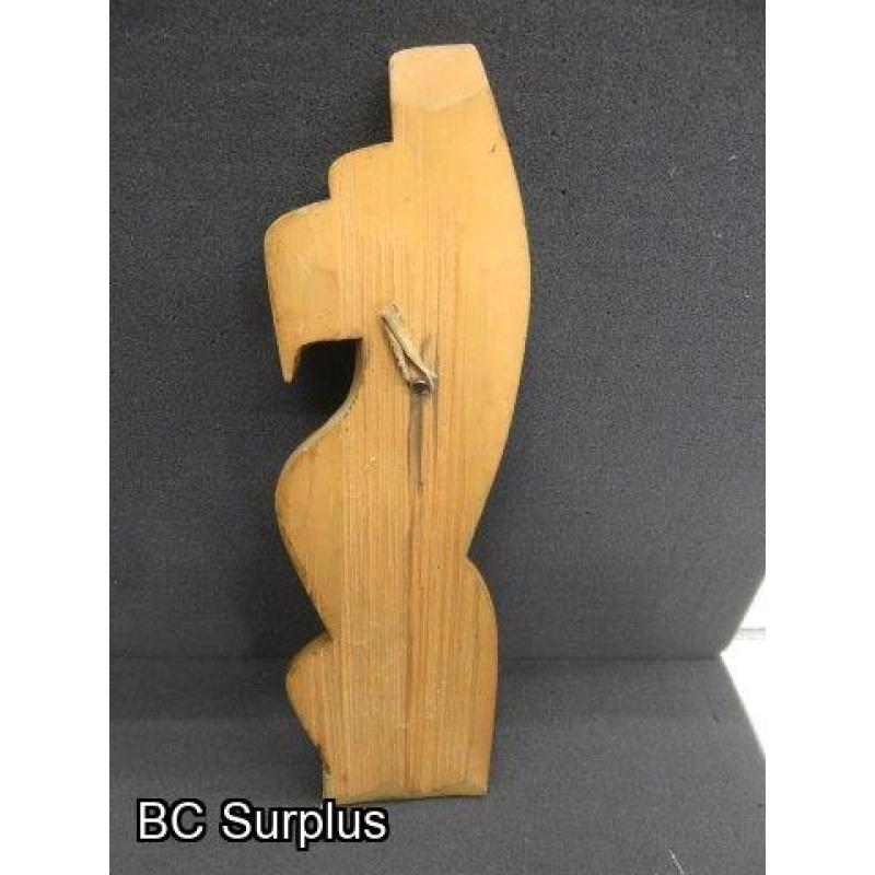 R-237: Carved Two Character Wall Plaque