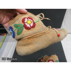 R-241: Beaded Leather Moccasins