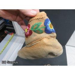 R-241: Beaded Leather Moccasins