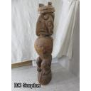 R-203: Eagle or Thunderbird 6 foot Totem Pole