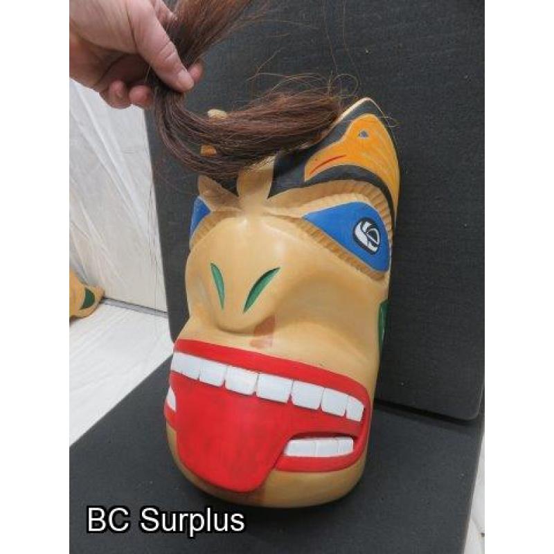 R-254: Carved Mask – Tongue Sticking Out