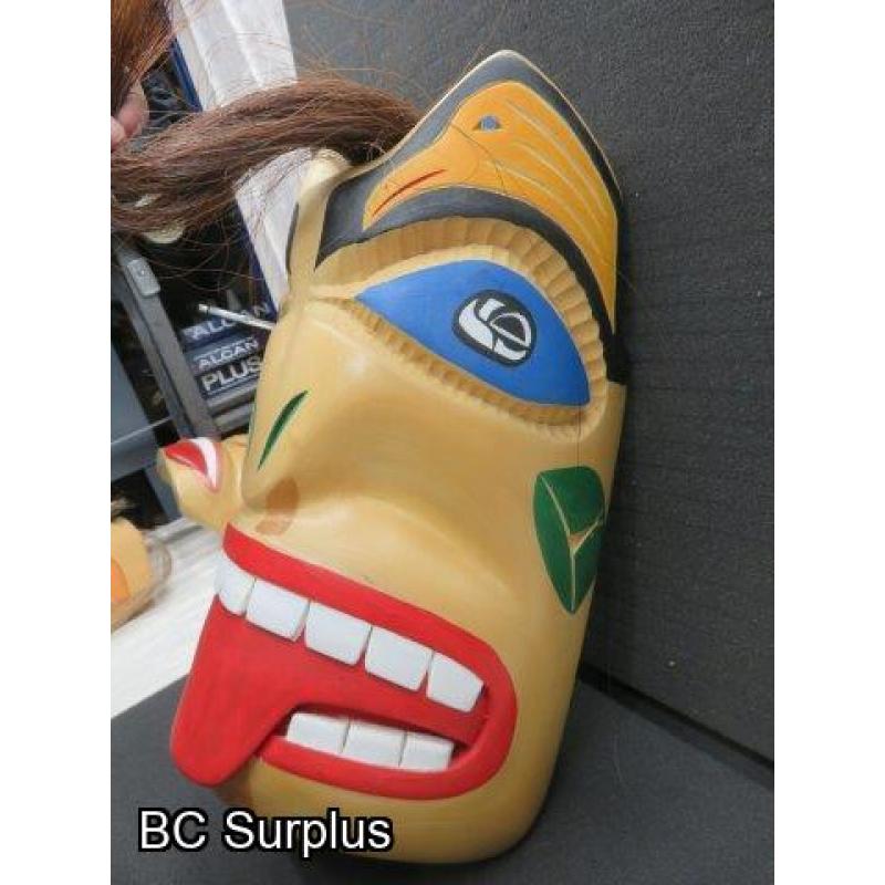 R-254: Carved Mask – Tongue Sticking Out