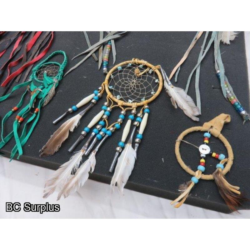 R-291: Vintage First Nations Dream Catchers – 10 Items