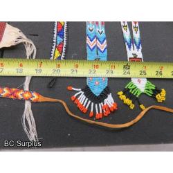 R-297: Vintage Beaded Dance Decorations – 8 Items