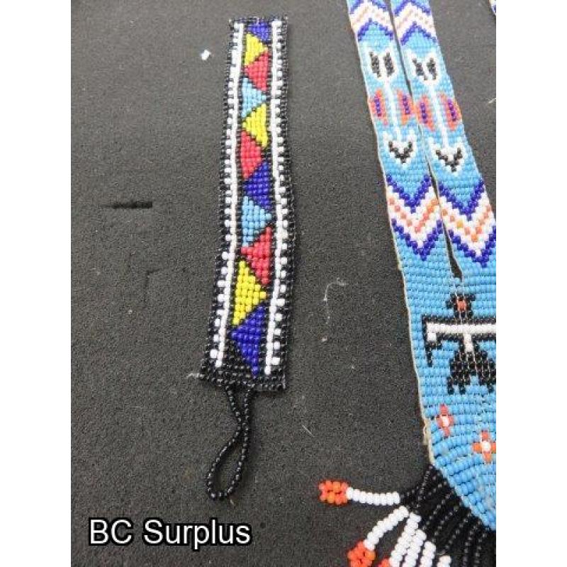 R-297: Vintage Beaded Dance Decorations – 8 Items