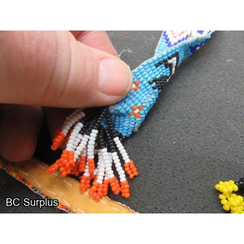 R-297: Vintage Beaded Dance Decorations – 8 Items