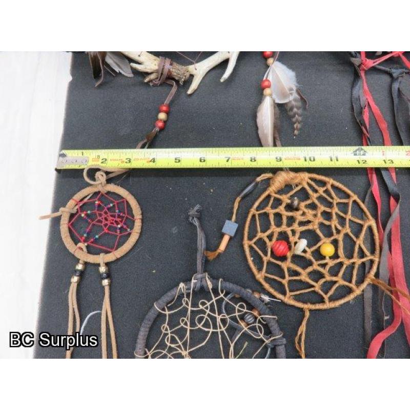 R-291: Vintage First Nations Dream Catchers – 10 Items