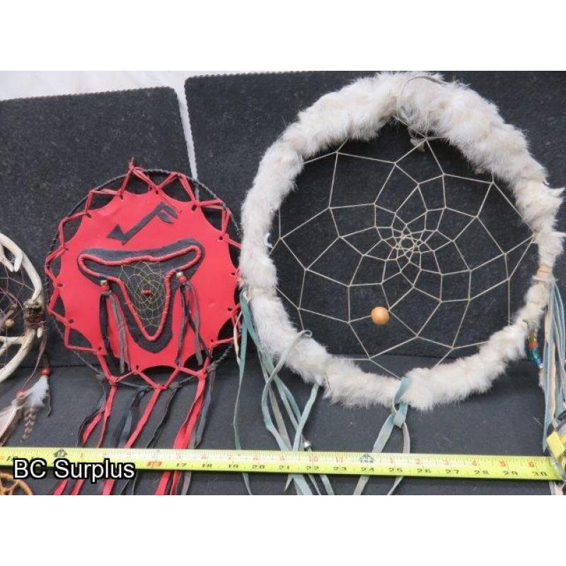 R-291: Vintage First Nations Dream Catchers – 10 Items