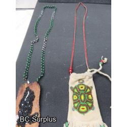 R-302: Necklaces & Pocket Drum – 3 Items