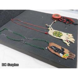 R-302: Necklaces & Pocket Drum – 3 Items