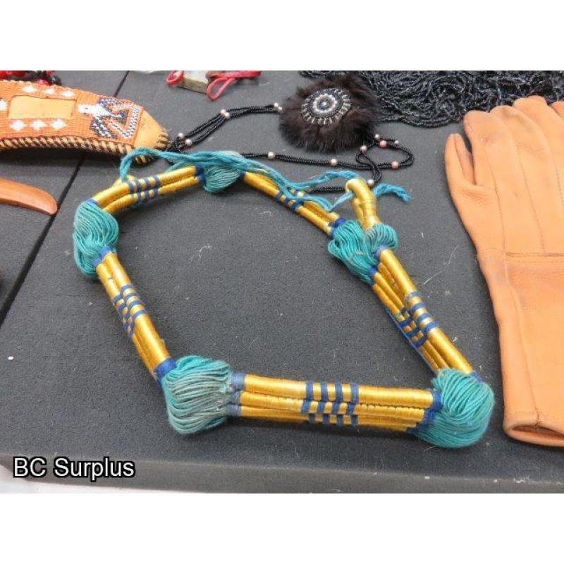 R-308: First Nations Crafting Supplies & Unfinished Items – 1 Lot