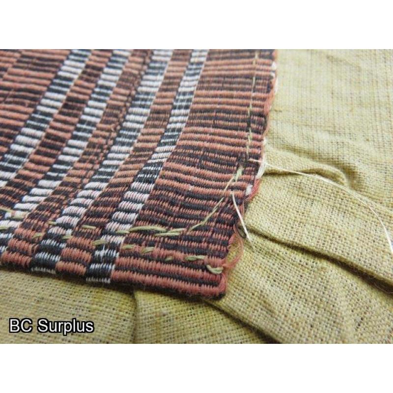 R-311: Hand Stitched Fringed Blanket – 56 x 74