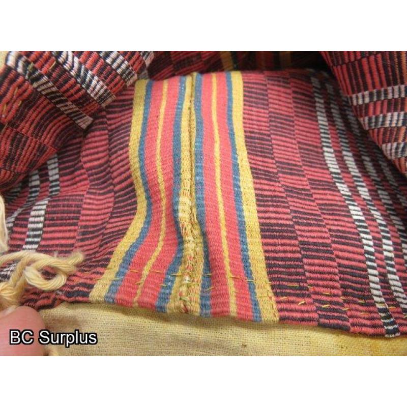 R-311: Hand Stitched Fringed Blanket – 56 x 74